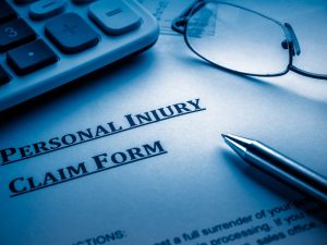 personal injury claim form