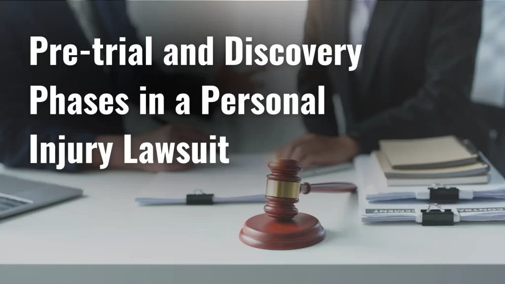 Pre-trial and Discovery Phases in a Personal Injury Lawsuit Image